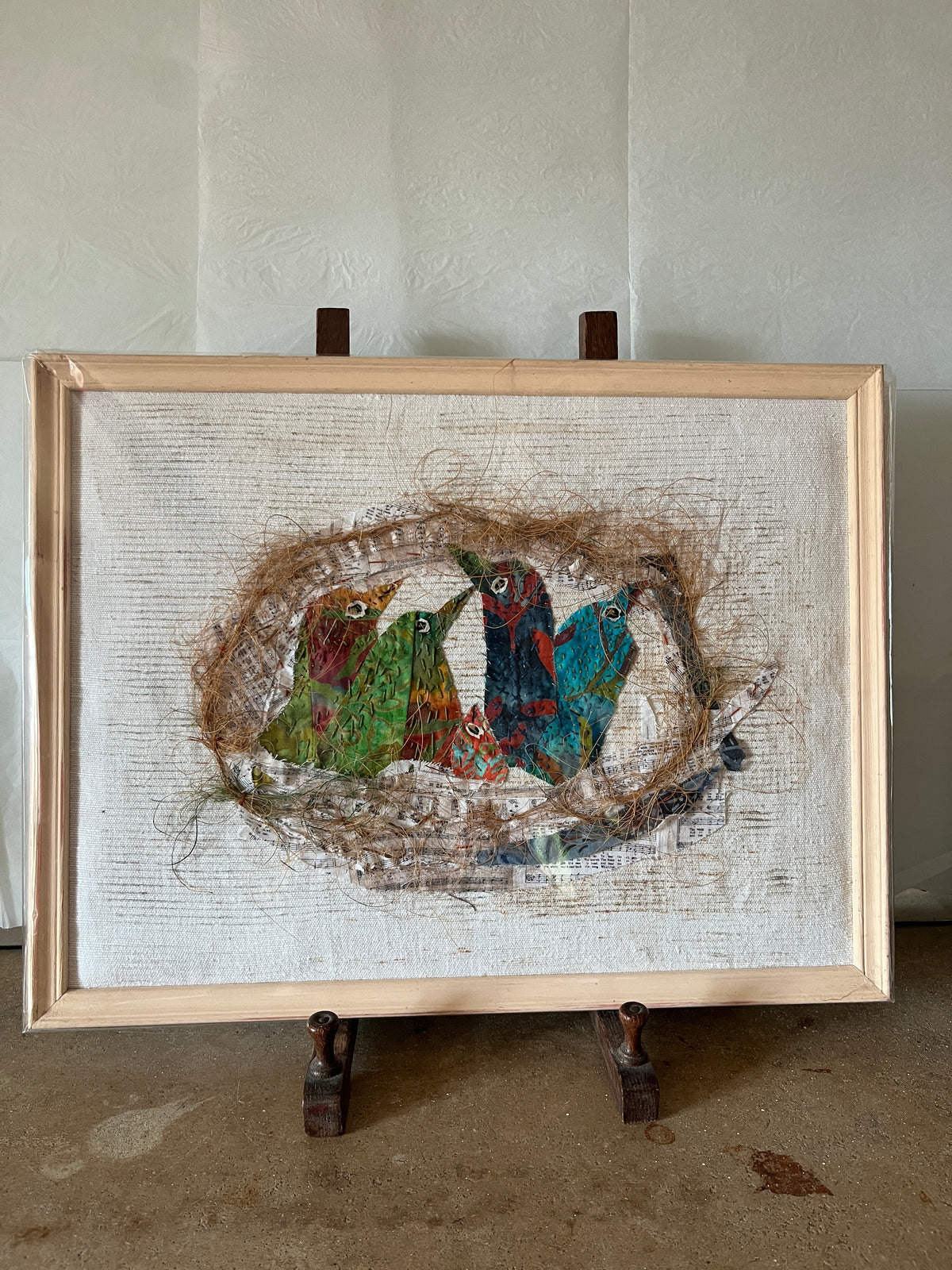 Birds in their nest
