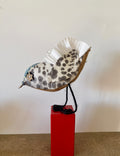 Textile collages bird